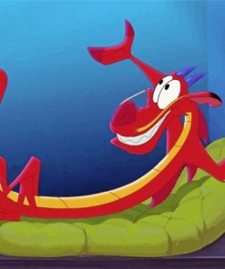 Mulan Mushu Dragon Paint By Numbers