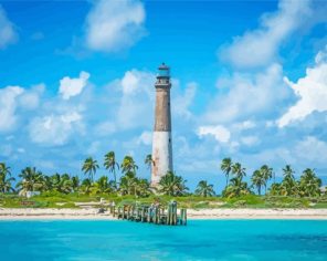 Dry Tortugas Lighthouse Paint By Numbers