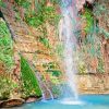 Israel Ein Gedi Waterfall paint by numbers