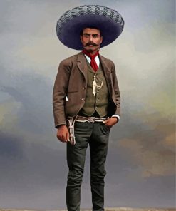 Emiliano Zapata paint by numbers