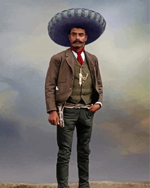 Emiliano Zapata paint by numbers