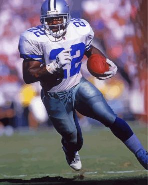 Emmitt Smith Footballer Paint By Numbers