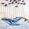 Flying Humpback Whale Paint By Numbers