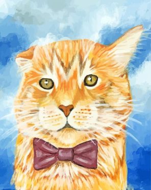 Ginger Cat Art Paint By Numbers