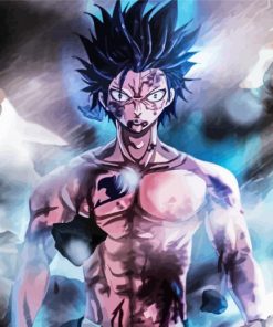 Gray Fullbuster Fairy Tail Paint By Numbers