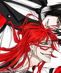 Sebastian And Grell paint by numbers