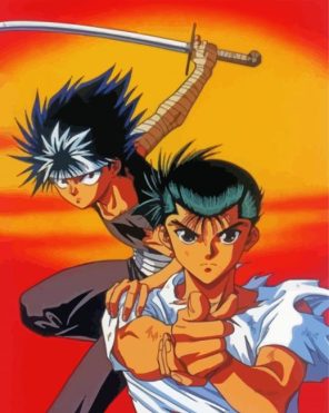 Hakusho And Hiei paint by numbers