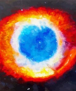 Helix Nebula Art paint by numbers