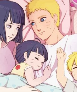 Hinata And Naruto Family Paint By Numbers