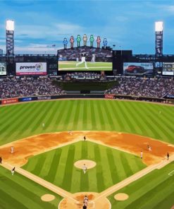 Guaranteed Rate Field paint by numbers