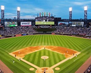 Guaranteed Rate Field paint by numbers