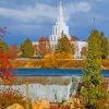 Idaho Falls Temple Paint By Numbers