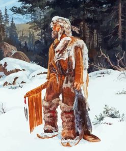 Indian Trapper paint by numbers