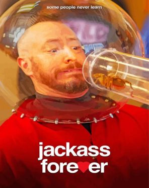 Jackass Forever Poster paint by numbers