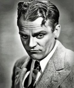 Actor James Cagney paint by numbers