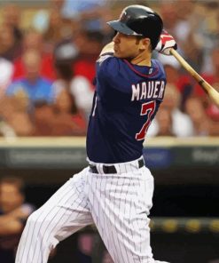 Joe Mauer Player Paint By Numbers