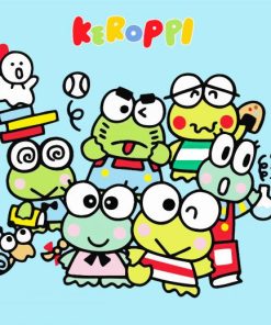 Keroppi Family Paint By Numbers