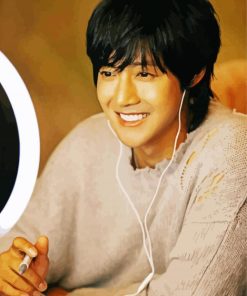 Kim Hyun Joong paint by numbers