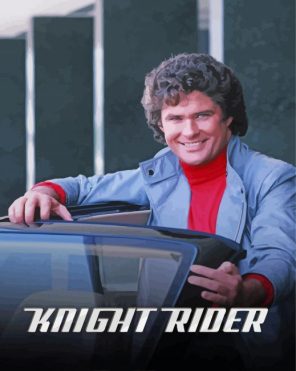 Knight Rider Poster Paint By Numbers