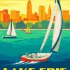 Lake Erie Poster paint by numbers