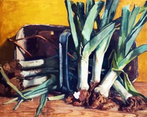 Leek Onion Vegetable paint by numbers