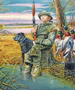 Duck Hunter Art Paint By Numbers