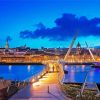 Londonderry Bridge At Night paint by numbers