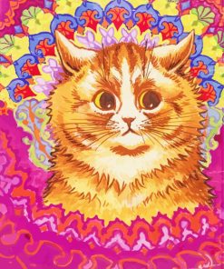 Louis Wain Cat paint by numbers