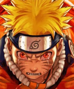 Mad Naruto Uzumaki paint by numbers