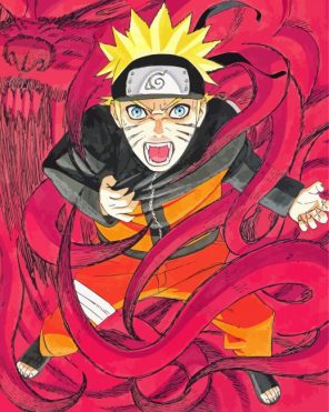 Mad Naruto Anime Paint By Numbers