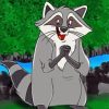 Meeko Character Art paint by numbers