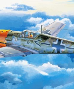 Messerschmitt Bf 109 Art Paint By Numbers