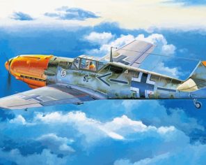 Messerschmitt Bf 109 Art Paint By Numbers