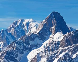 Mont Blanc Chamonix Paint By Numbers