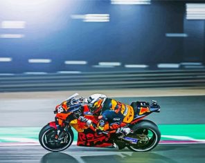 MotoGP Motorcycle Racer paint by numbers