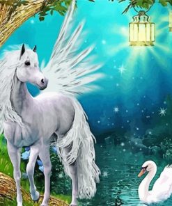 Mythical Horse Animal Paint By Numbers