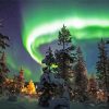 Northern Lights Finland paint by numbers