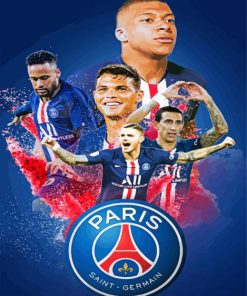 Paris Saint Germain paint by numbers