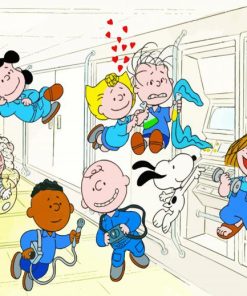 Peanuts Characters paint by numbers