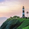 Peru Ocean Lighthouse paint by numbers