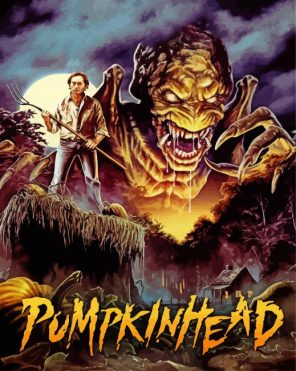 Pumpkinhead Movie paint by numbers