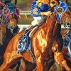 Racehorse Art paint by numbers