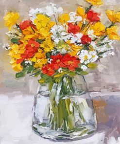 Wildflowers Vase Paint By Numbers