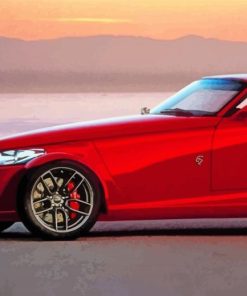 Red Plymouth Prowler paint by numbers