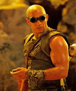 Riddick Vin Diesel paint by numbers