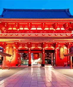 Senso Ji Tokyo paint by numbers