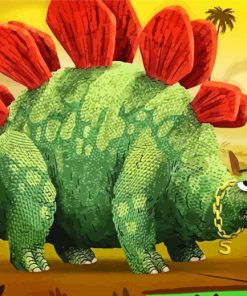 Stegosaurus Animation Paint By Numbers