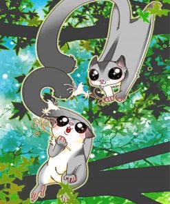 Sugar Glider Art paint by numbers