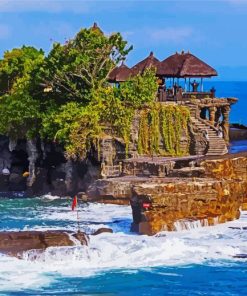 Tanah Lot Indonesia paint by numbers