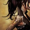 Tattooed Woman paint by numbers